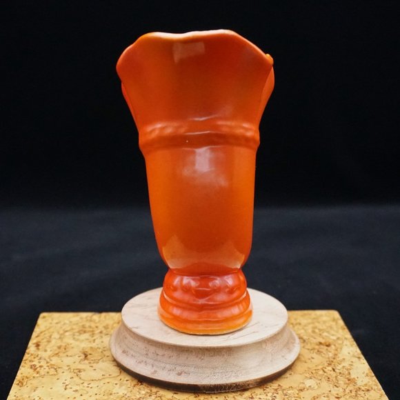 Vintage 40s 50s Cornucopia Bud Vase, Made in Occupied Japan - Picture 3 of 7